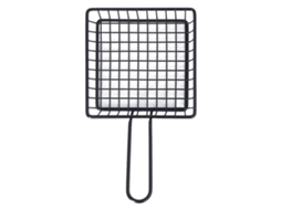 Cesta De Fritadeira Aço Inoxidável, Quadrado Curto, Produto Comestível, Suporte Para Batata Frita Com Alça, Casa Restaurante