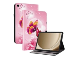 Capa De Couro Com Estampa, Suporte E Compartimentos Para Cartões, Compatível Com Samsung Galaxy Tab A11+.