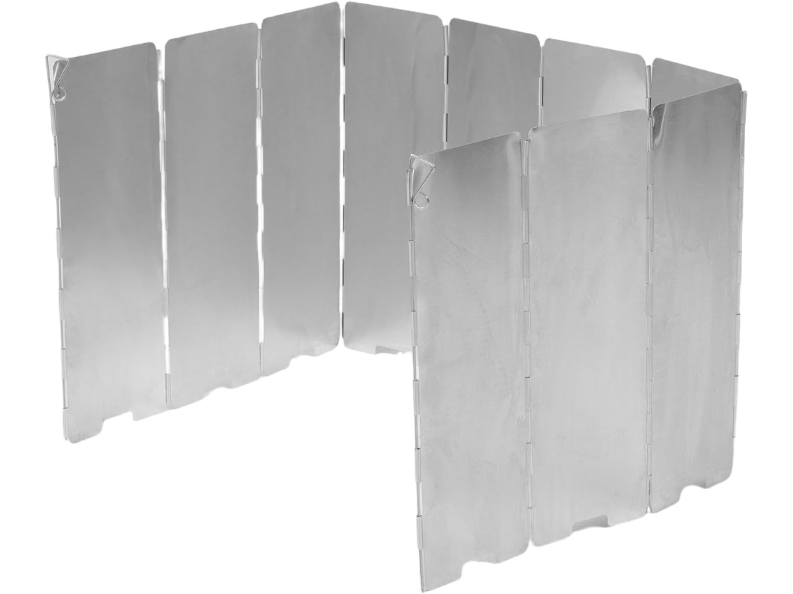 Conjunto De 10 Protetores De Vento Dobráveis Para Churrasqueira, 61 X 23 Cm (24 X 9 Polegadas)