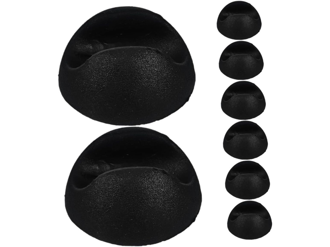 Jojofuny 8 Peças Protetores De Pés Cadeiras E Mesas Em Pvc Formato Meia Esfera Antiderrapante Para Proteção Pisos