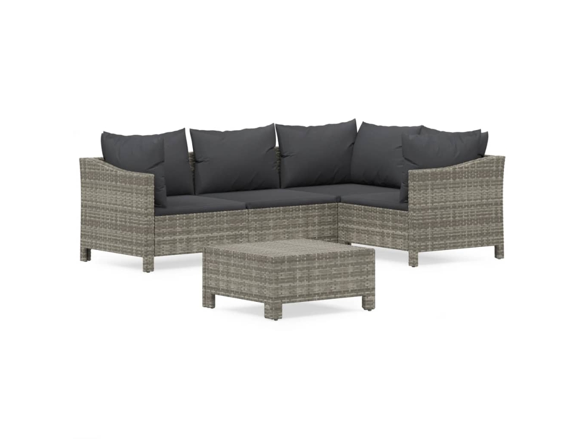 Garden Lounge Set, Garden Lounge Sets Vidaxl Cinzeto Rattan / Vime (n/a)