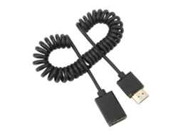 Cabo Hdmi Macho Para Fêmea Extensor Enrolado 4k 60hz Saída Hd Multimídia De Alta Definição