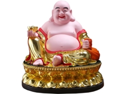 Decoração requintada com estátua do Buda Risonho, Buda da Sorte de Barriga Grande, Decoração
