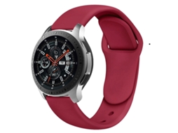 Pulseira bracelete silicone liquido fenix 7S Sapphire Solar Edition Vinho