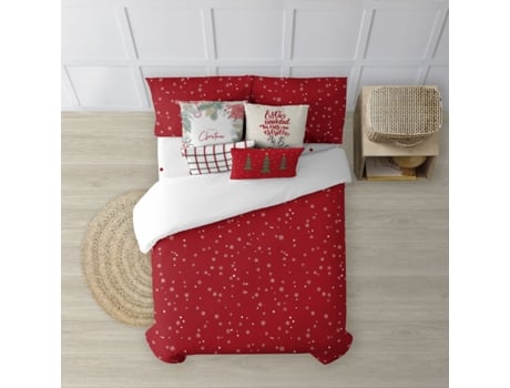 Capa de Edredão MUARE HOME Christmas (135 (220 x 220) - Algodão - Multicor)