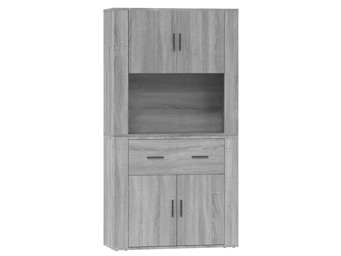Highboard, Highboards Vidaxl Cinzeto Madeira Processada (n/a)