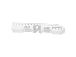Régua Ergonômica Curva De Pvc Para Medição Da Distância Pupilar