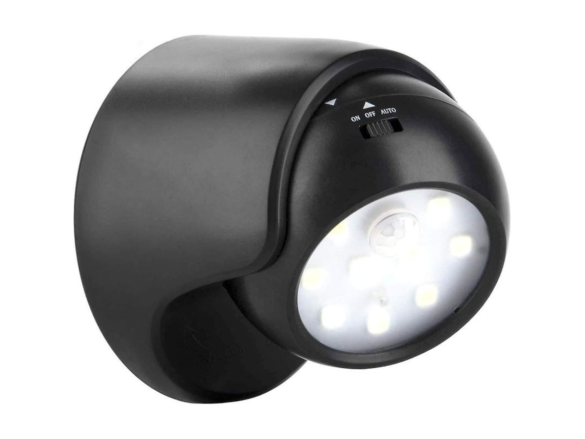 Luces De Parede Exterior 2025 Com Sensor De Movimento, 1000 Lúmens Led, Baterias, 360 Graus