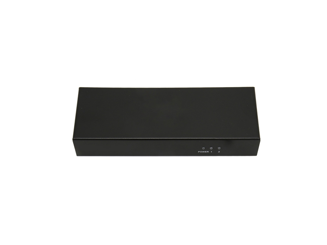 Divisor Dvi 1 Entrada 2 Saídas Suporta 4k Transmissão Sem Perda 36bit Cor Plugue Uk