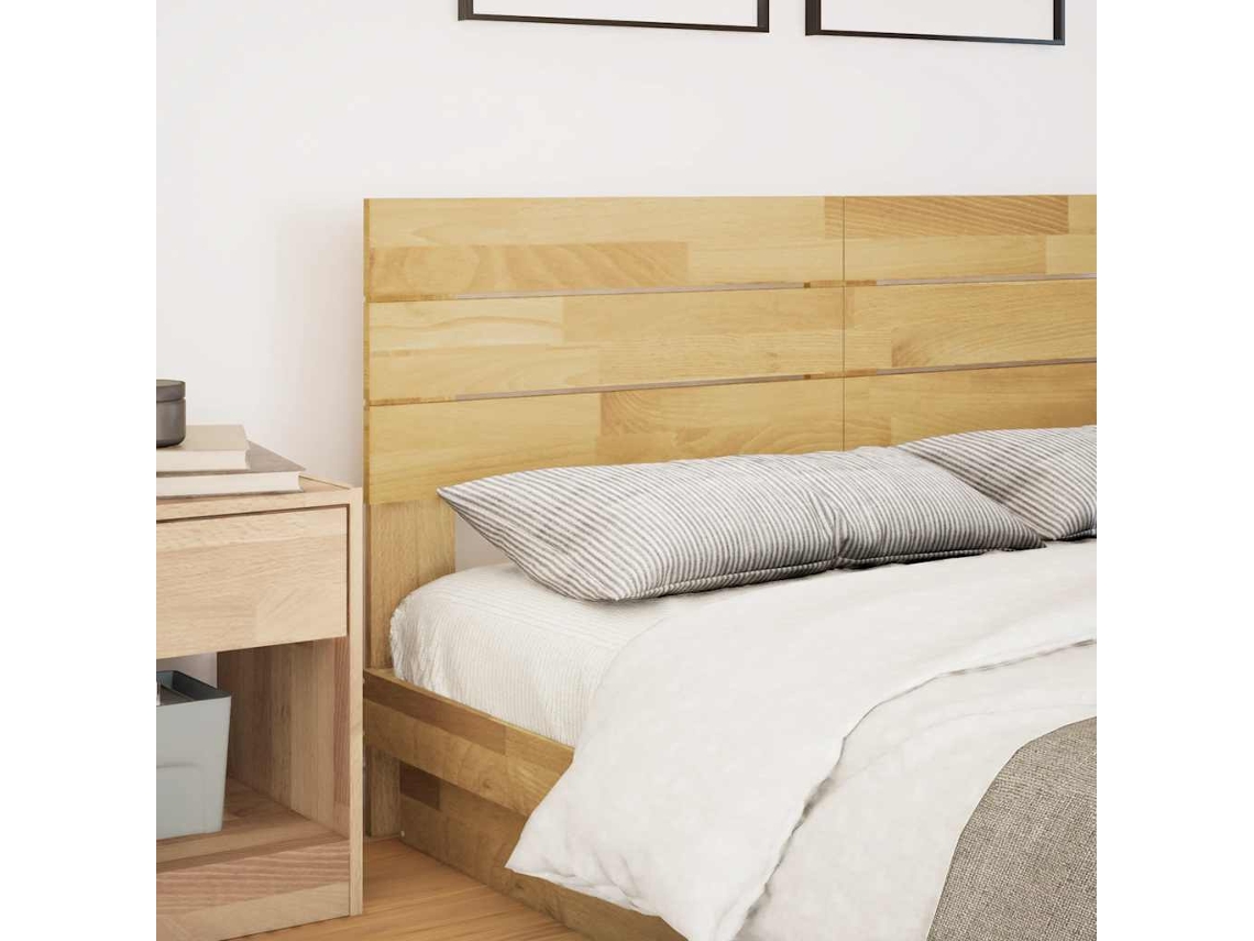 Cabeceira | Painel De Cama 135 Cm Madeira Maciça Carvalho