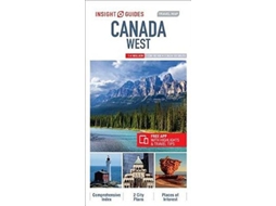 Livro Insight Guides Travel Map Canada West de Insight Guides (Inglês)