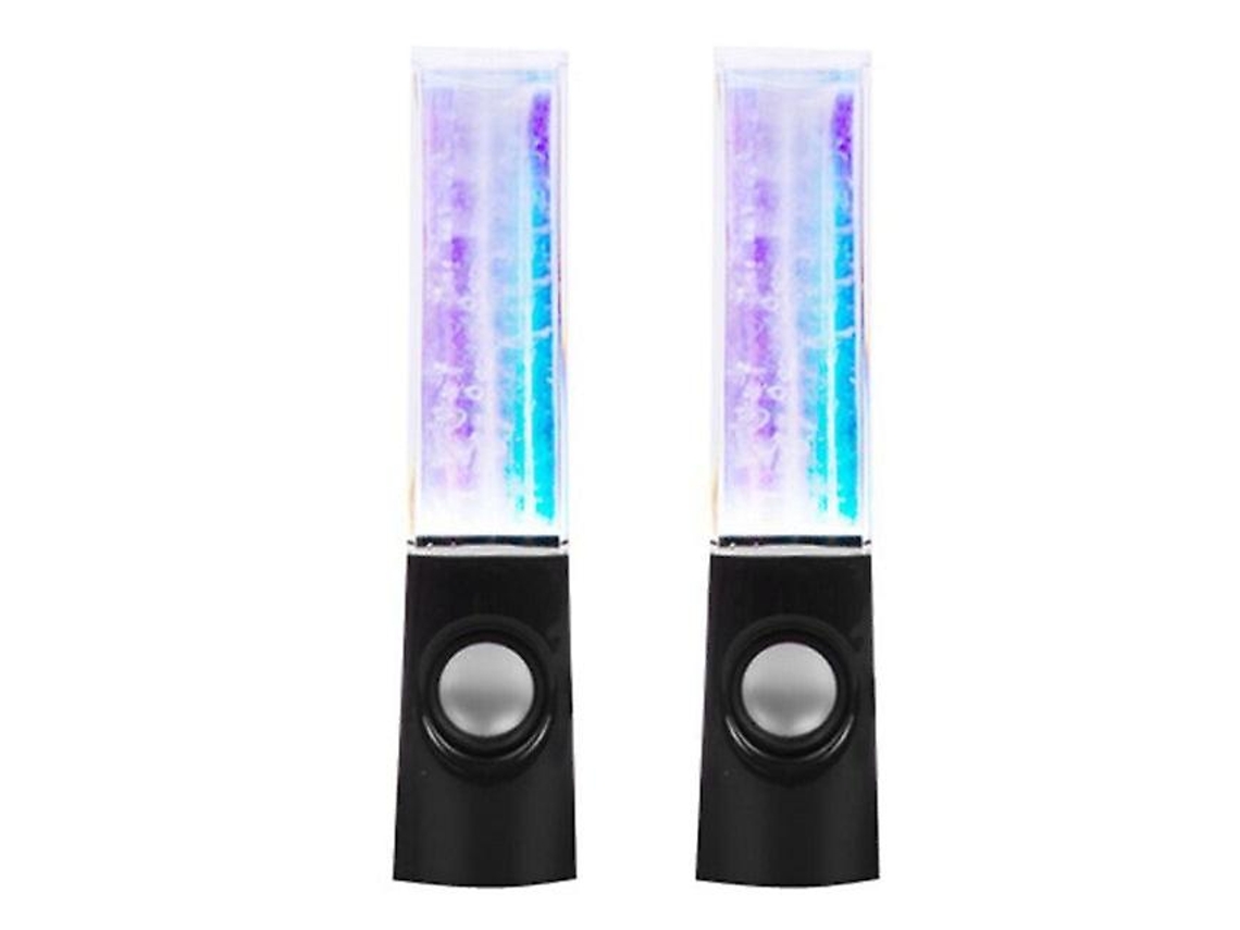 Peças Led Light Speakers Dança Água Música Fonte Luz Para Pc Laptop Telefone Desktop Portátil Alto Falante Estéreo Olysi Shop