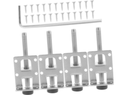 Niveladores De Móveis Ajustáveis Housoutil, Pés De Metal Para Armários, Parafusos Niveladores Para Bancadas E Mesas De