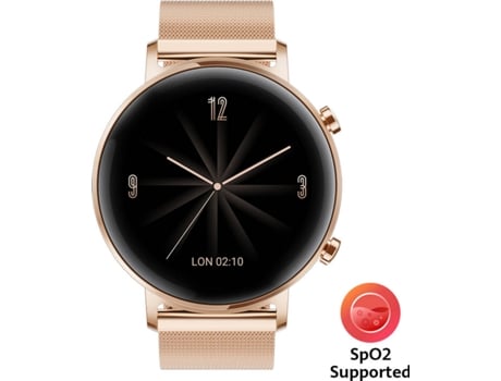 Smartwatch HUAWEI Watch GT2 Elegant 42mm Suporta SpO2 Rosa