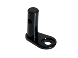 Engate De Reboque Para Bicicleta Com Pino De Segurança, Peça De Substituição Para Reboques Infantis E De Carga, Cor Preto