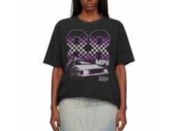 Rockinstone Back To The Future Movie '88 Checkers Solid Smoke Adult T-shirt Size:xxxl