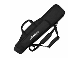 Relaxdays Bolsa Para Varas 100 Cm, Para 3 Varas, 5 Compartimentos, Acolchoada, 1200d Oxford, Preta
