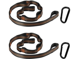 Pacote Com 2 Correias Para Balanço De Árvore, Kit Para Pendurar Redes Em Camping, Compatível Com Redes E Balanços Yde Slowmoose (3 M Com 2 Mosquetões)