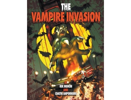 Livro The Vampire Invasion Graphic Novel de Rik Hoskin e Chatri Ahpornsiri (Inglês)