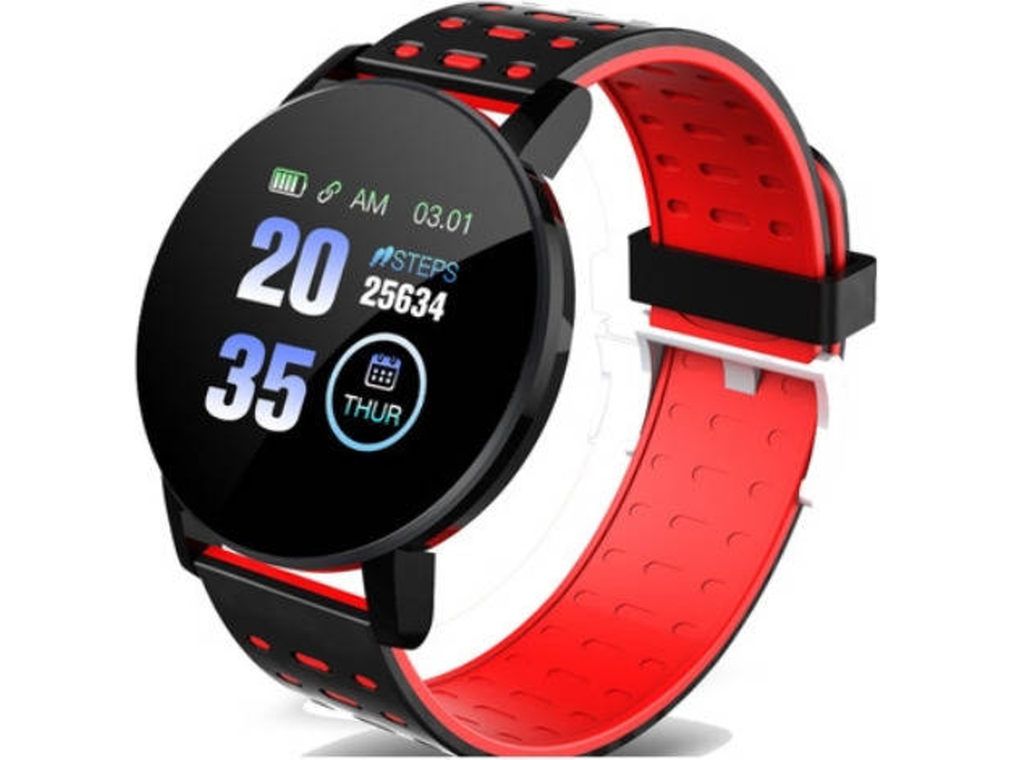 Smartwatch GETEK 119 Plus Vermelho
