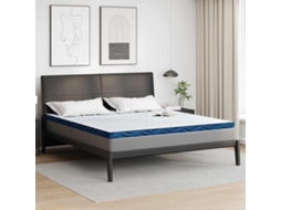 Vidaxl Topper De Colchão 180 X 200 Cm De Espessura Tecido Jacquard