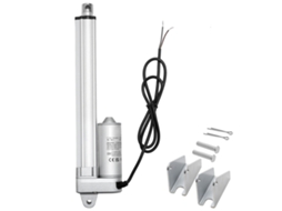 Atuador Linear Succebuy De 12 V 203,2 Mm 3000 N Ip65 Prata 5 Mm/s Impermeável