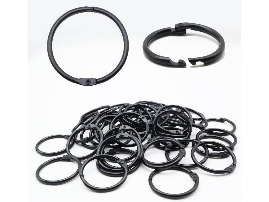 Anéis De Metal Soltos 1 2 Polegada 3, 8cm, Ideais Cartões De Estudo, Fichários, Encadernação E Fichários Com