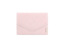 Suporte para Bijuterias de Algodão Dobrável 23x15x1.5cm Rosa AOZORZ