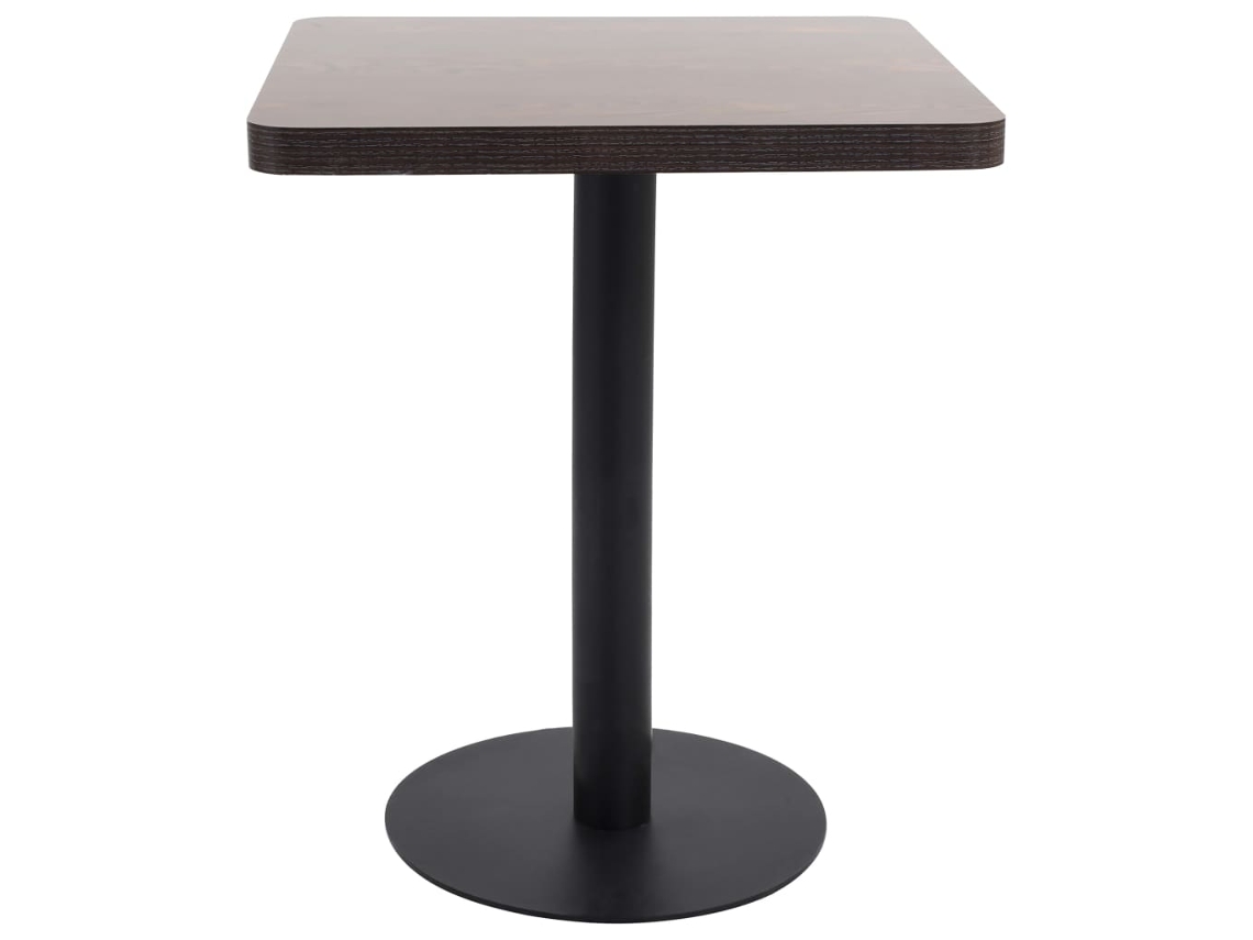 Mesa Bistrô 60x60 Cm Mdf Castanho escuro MAISON EXCLUSIVE