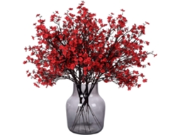12 Flores Artificiais a Granel, Flores Artificiais de Seda Plástica São Usadas F AQUAFORGE
