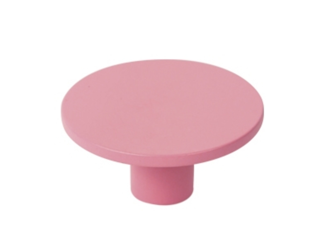 Puxador para Móveis em Abs 60 Mm de Diâmetro Pintado de Rosa Pacote de 24 Peças HARDWAREXCHANGE