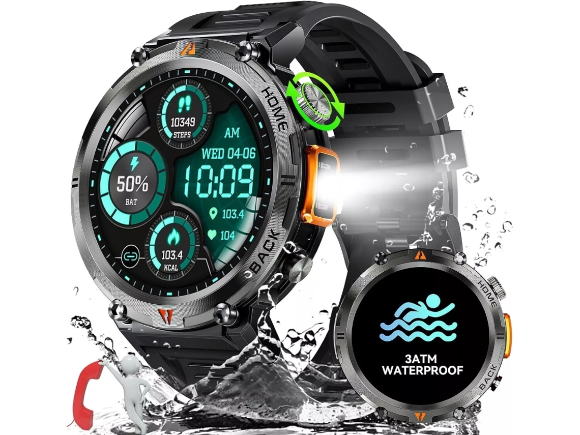 Smartwatch Ke3 Preto