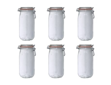 Conjunto de 6 Potes LE PARFAIT (1,5l)