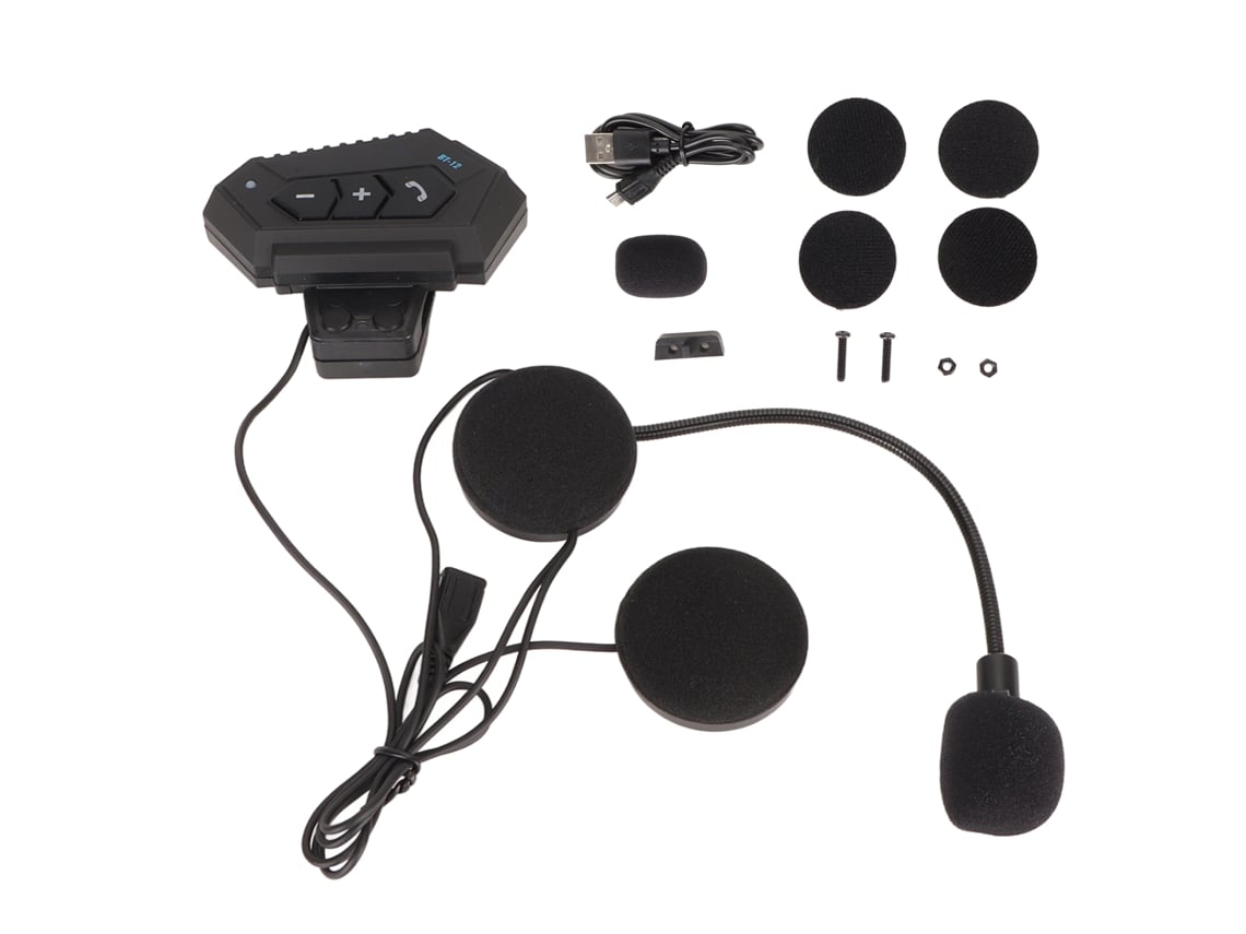 Fone Bluetooth para capacete de moto, estéreo 5.0 EOOCOO