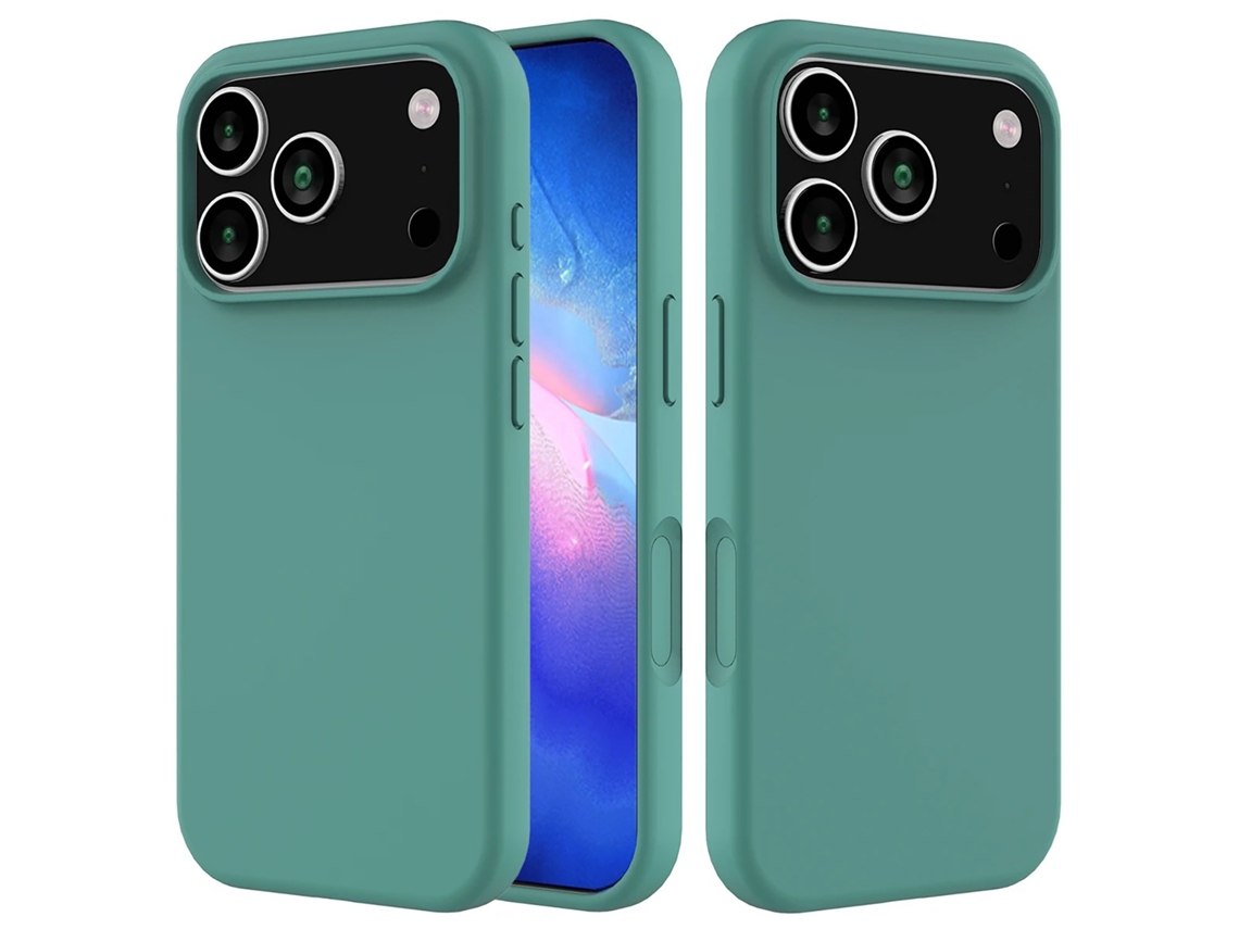 Capa De Silicone Para Iphone 17 Pro Max Proteção Luxuosa E Toque Suave E Sedoso.