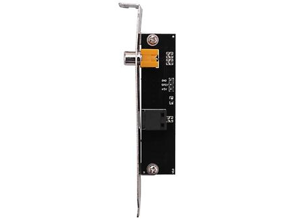 Placa de saída óptica Spdif E Rca, suporte de cabo, saída de áudio digital para placa Mãe Slowmoose
