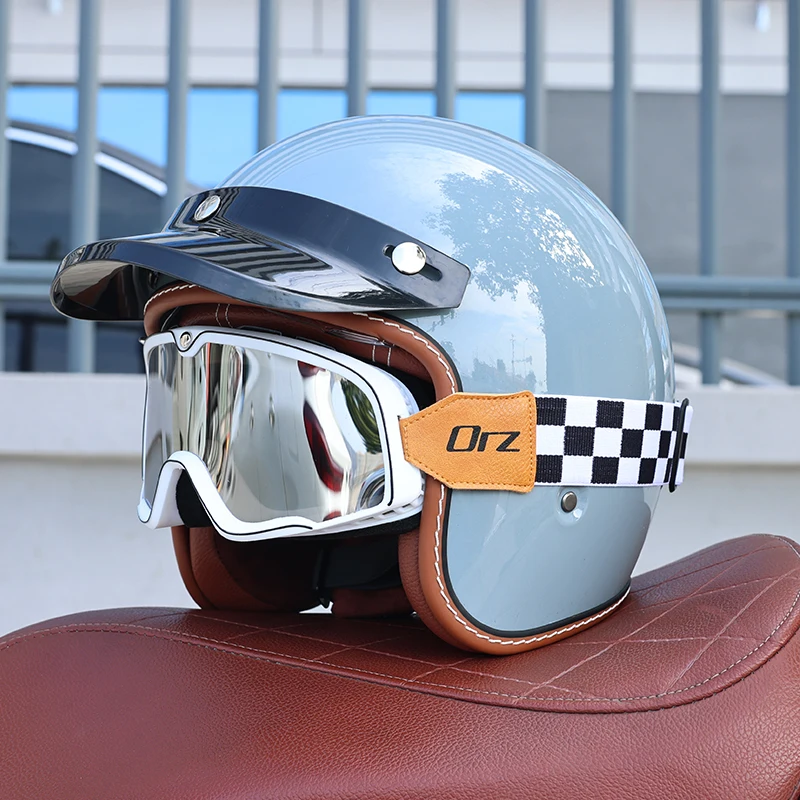 Capacete Aberto (m)abs 3/4, Certificado Dot, Resistente A Impactos, Com Proteção Uv.