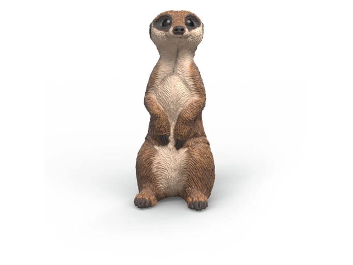 Estatueta pequena de suricato Schleich em bege 14935