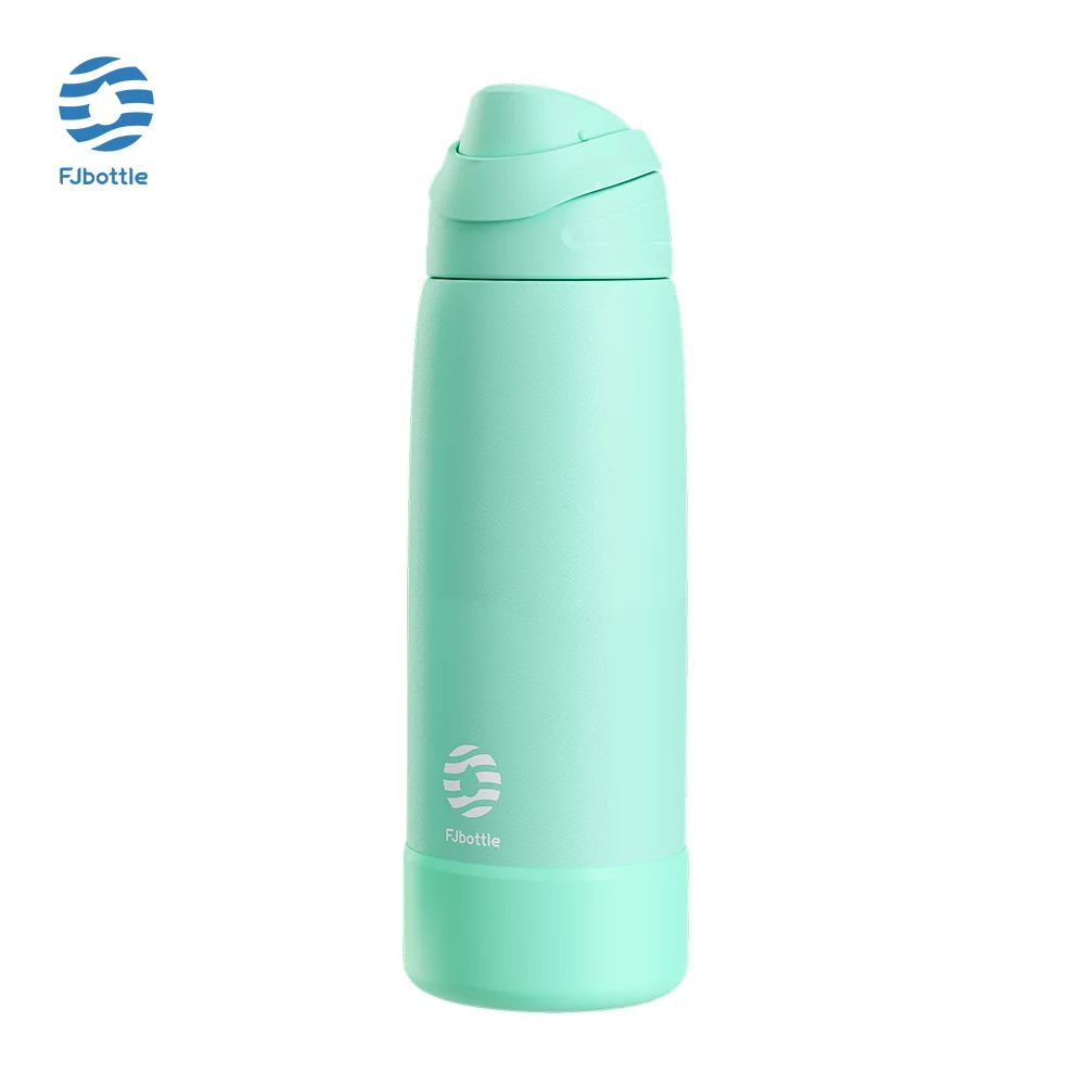 Garrafa De Água Esportiva Isolada Em Aço Inoxidável (azul Celeste, 1000 Ml)