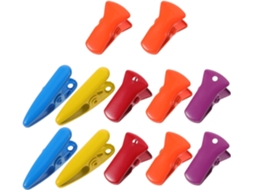 Conjunto Coheali com 12 clipes Ferro grandes em núcleos sortidos para artigos de papelaria, design versátil e uso multifuncional.