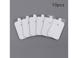 10/20 Peças Massageador Elétrico Para Terapia Corporal 4x6cm Tens Stylus Eletrodo Pads Não Tecido Autoadesivo Pasta De Gel Electro Stick Slowmoose