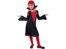 Fato de Menina DISFRAZZES Vampira Clássica (Tam: 3 a 4 anos)