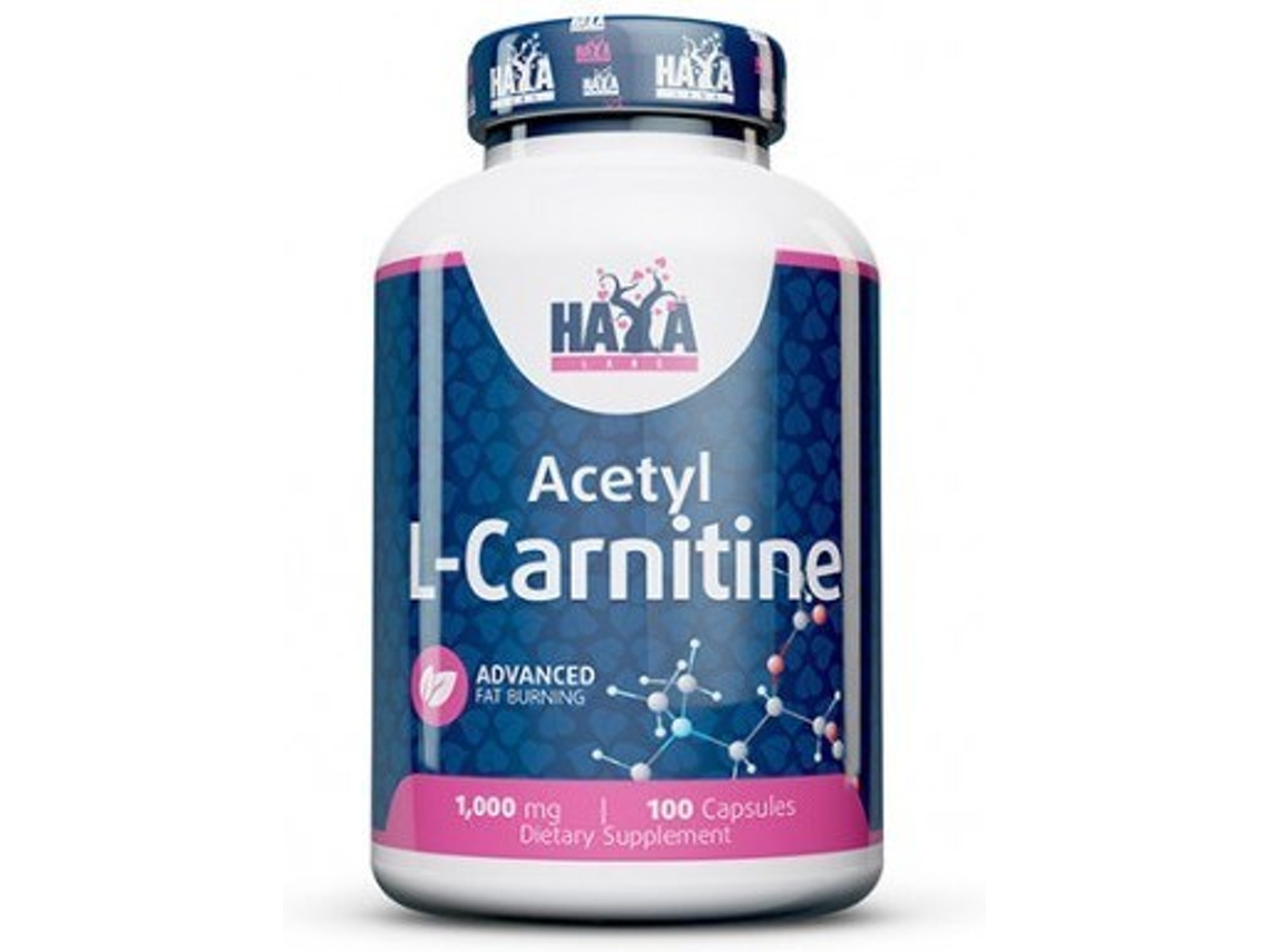 Acetil L-carnitina 1000mg - 100 Cápsulas De Haya Labs