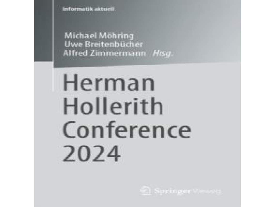 Livro Herman Hollerith Conference 2024 de Springer Nature BV (Alemão)