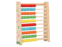 Primerox ábaco Infantil Madeira Brinquedo Educativo para Crianças 3+ Desenvolvimento Matemático