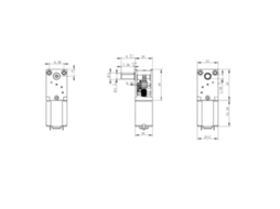 Motor De 12v Dc Com Eixo Único, Base Fixa E Alta Torque, Transmissão De Cremalheira Da Laxiscreed
