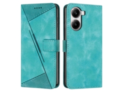Capa De Celular Dream Triangle Em Couro Com Cordão Longo Para Redmi Turbo 4 / Xiaomi Poco X7 Pro