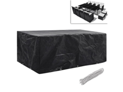 Maison Exclusive - Conjunto Capas P/ Mobiliário Jardim 2 Pcs 10 Ilhós 229x113 Cm