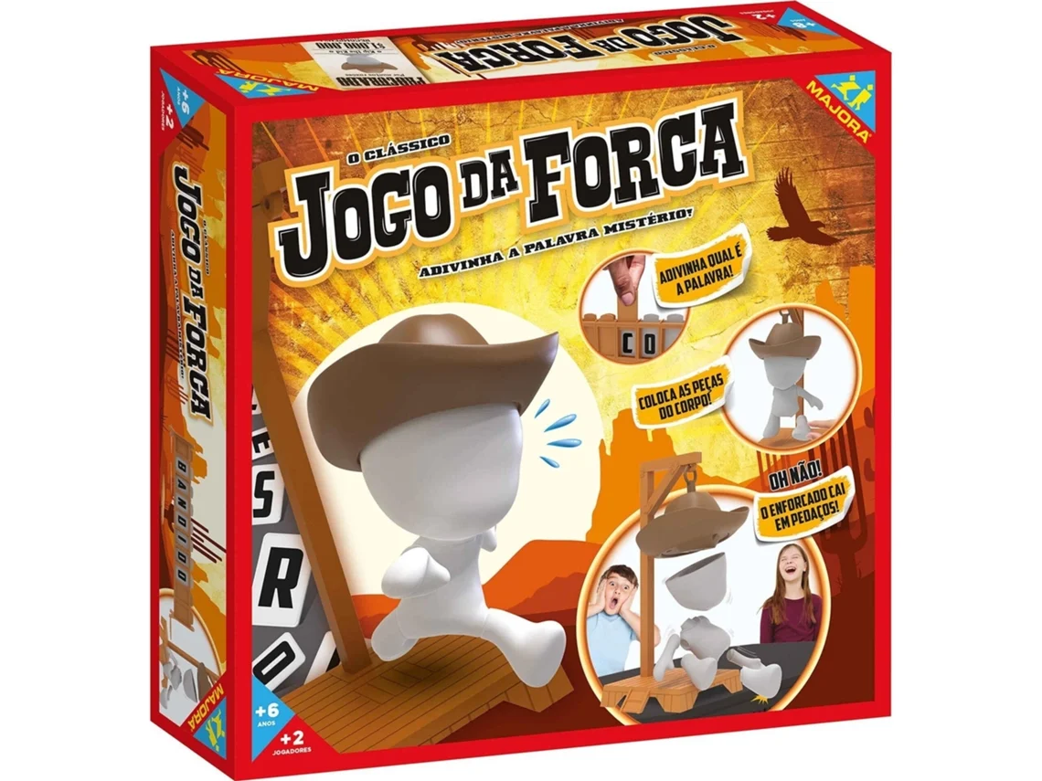 Jogo da Forca MAJORA (Idade Mínima Recomendada: ‍6 Anos)
