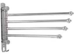 Suporte Giratório Para Toalhas Em Aço Inoxidável, Com Design Perfurado, Ideal Para Banheiro E Cozinha Durável